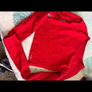 Zyia snowflake crop top